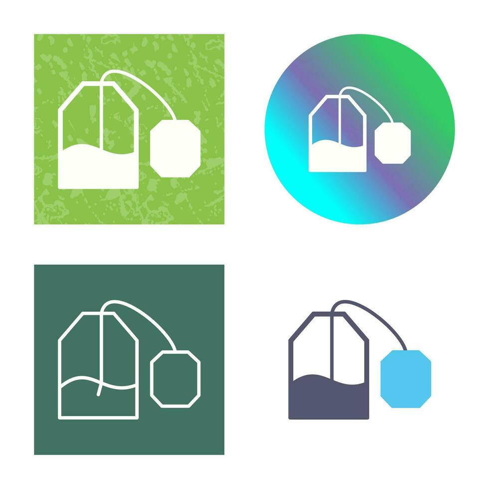 Tea Bag Vector Icon