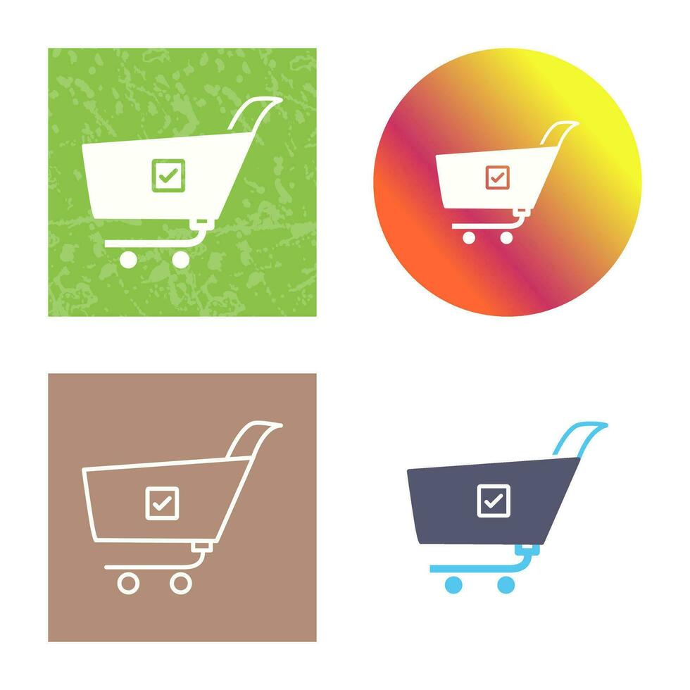 Unique Confirm Order Vector Icon