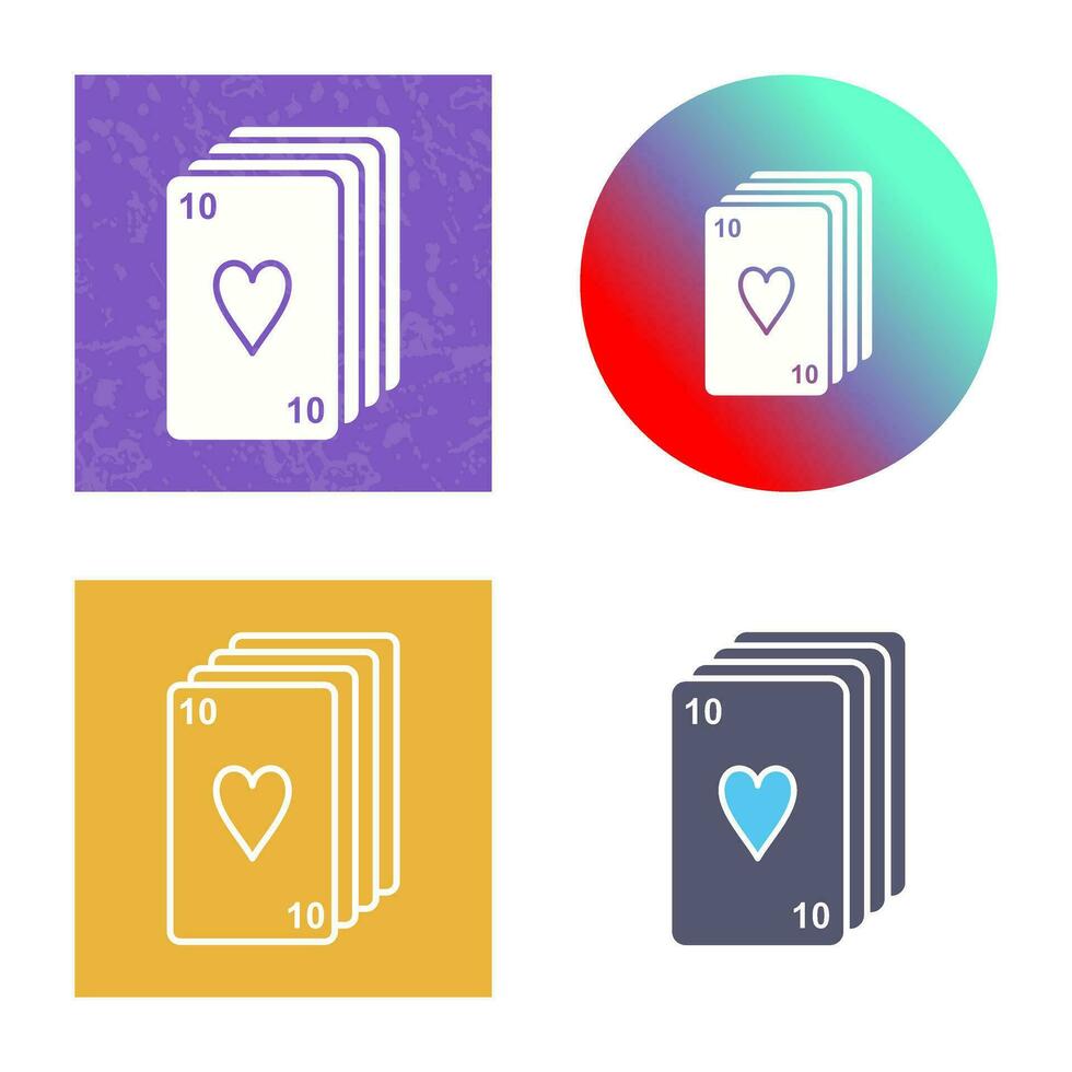 Deck of Cards Vector Icon