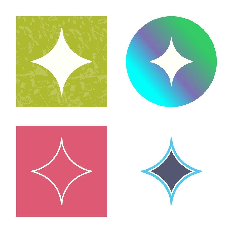 Unique Diamond Vector Icon