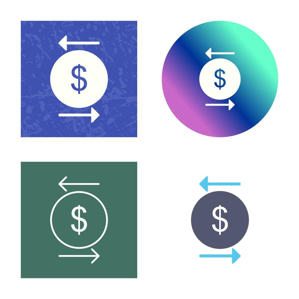 Unique Transcation Vector Icon