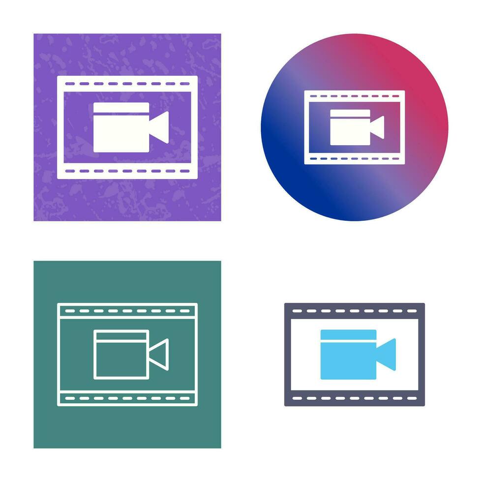 Unique Video and Animation Vector Icon