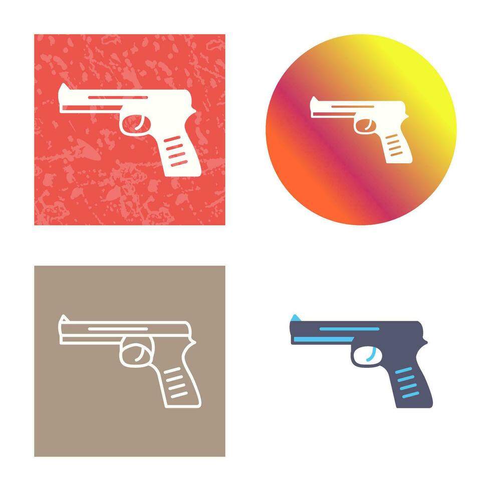 Unique Pistol Vector Icon