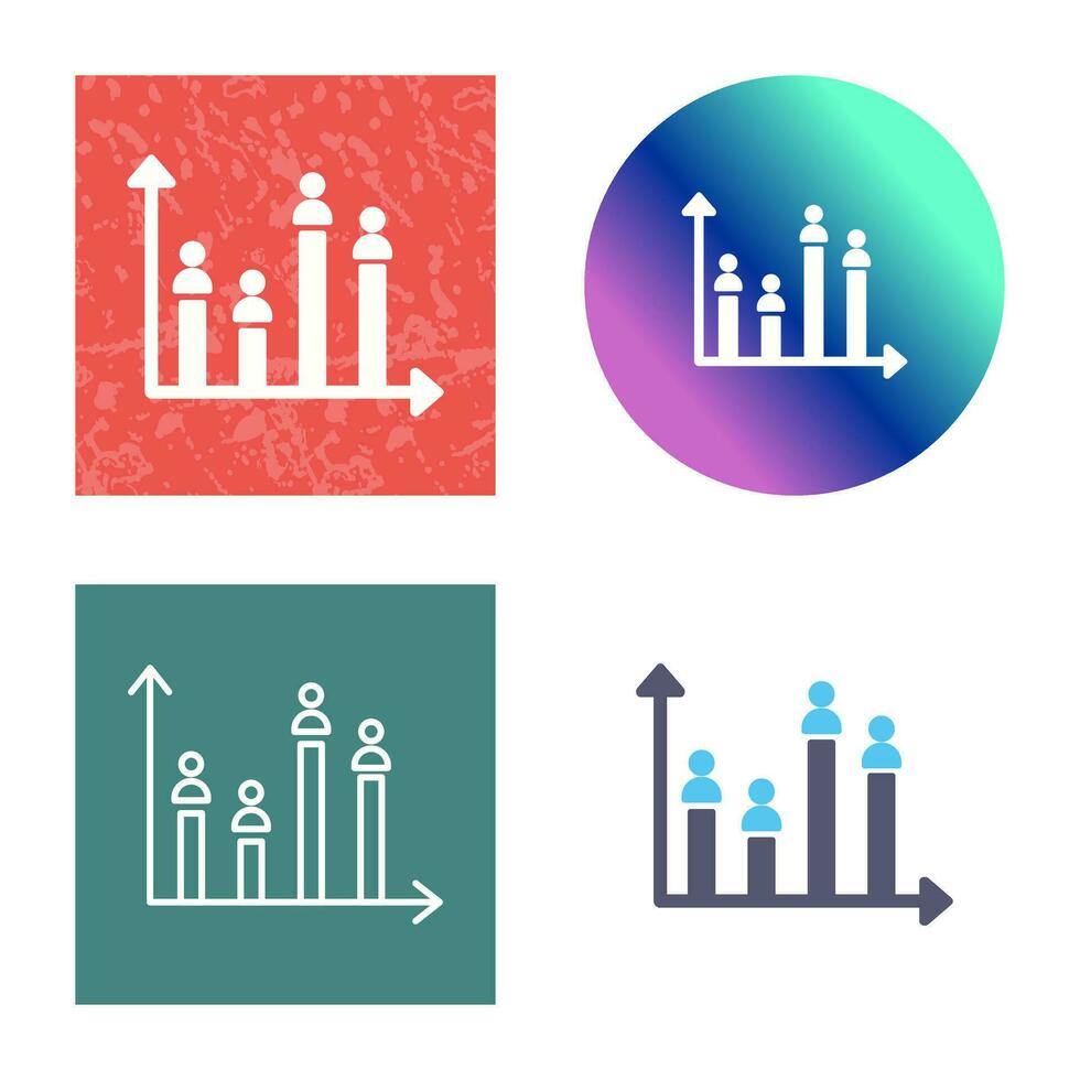 Candidate Graph Vector Icon