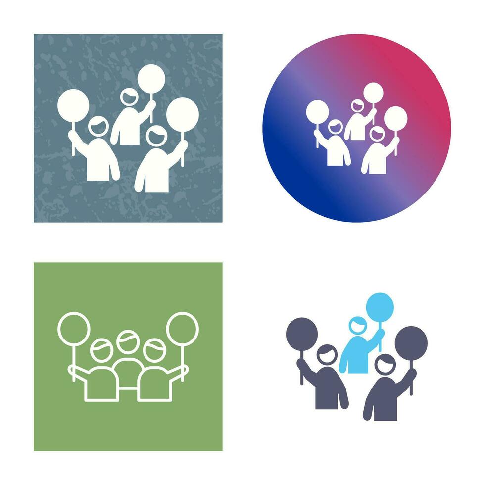 Protest Vector Icon