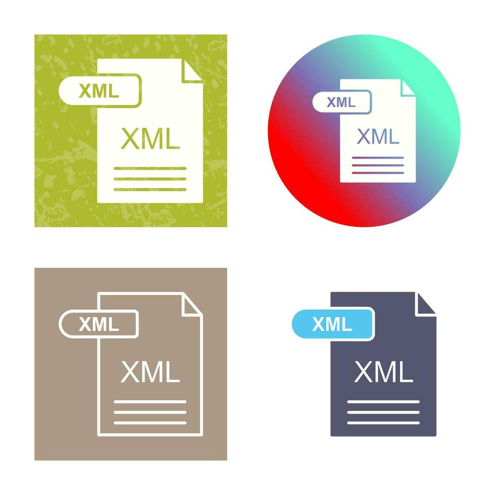 XML Vector Icon