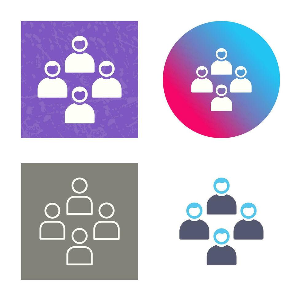 Network Group Vector Icon