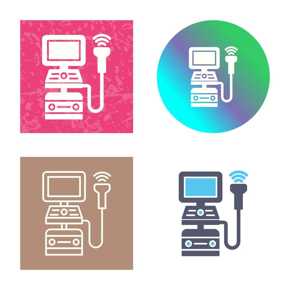 Ultrasound Machine Vector Icon
