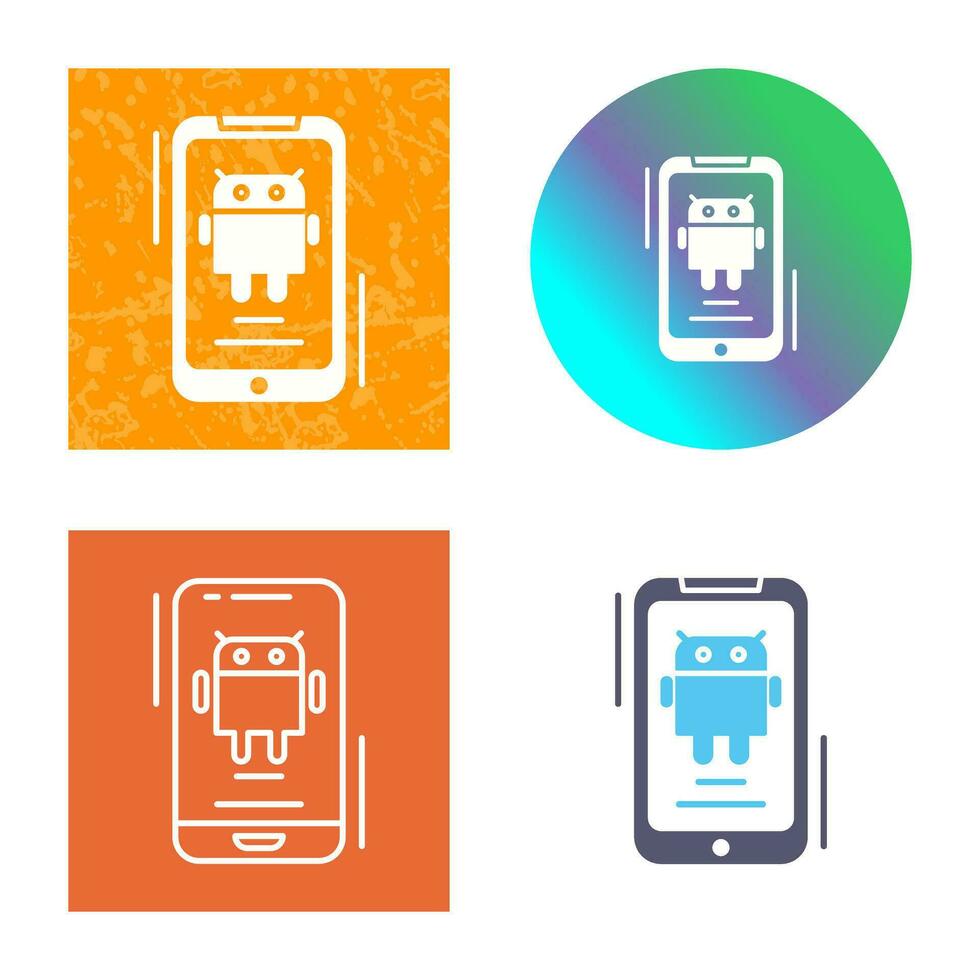 icono de vector de Android