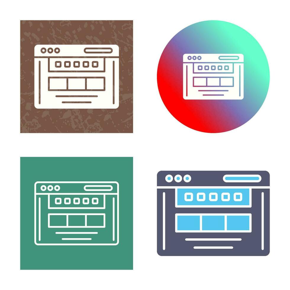 Browser Vector Icon