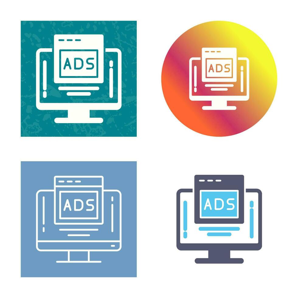 Digital Advertising Vector Icon