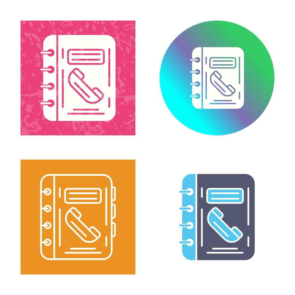 Phonebook Vector Icon