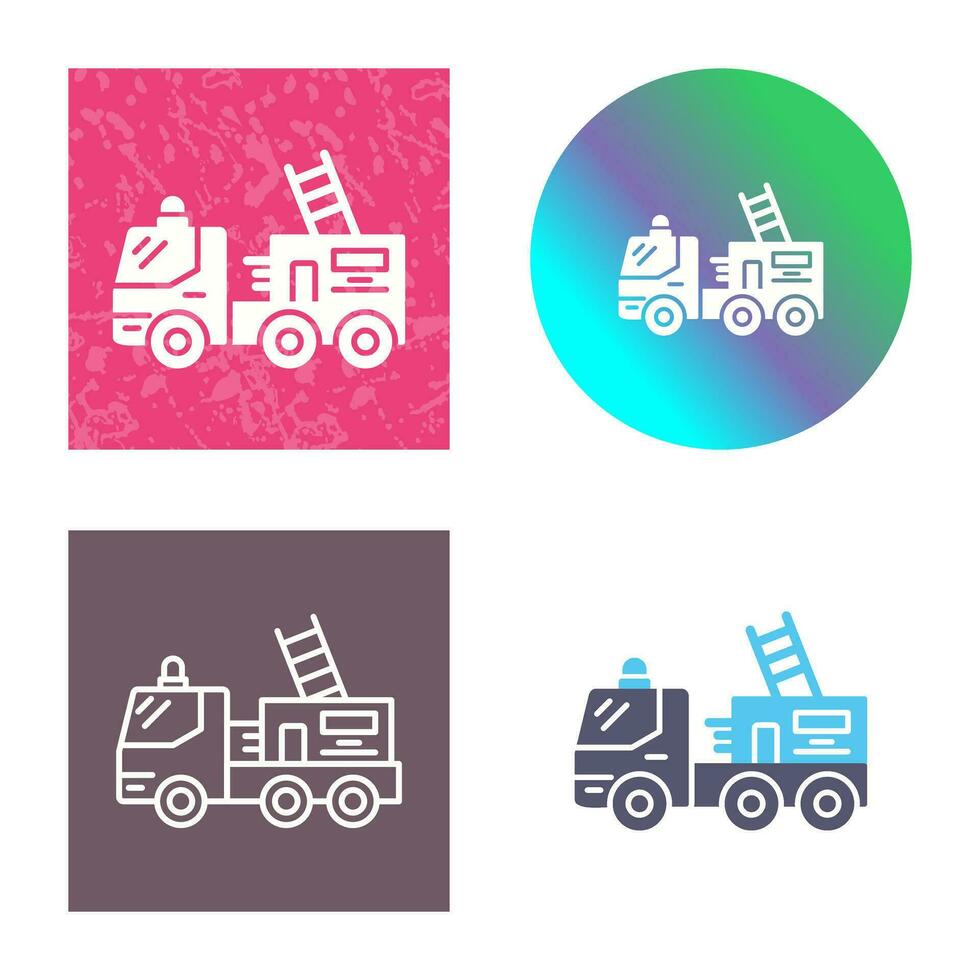 Fire Truck Vector Icon