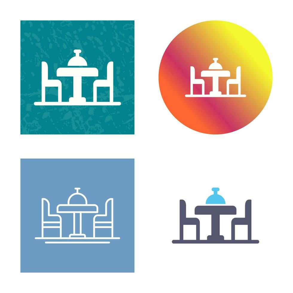 Dinning Table Vector Icon