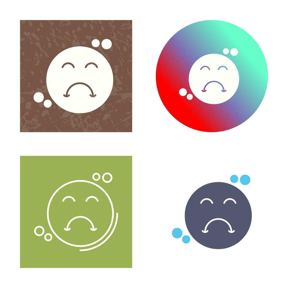 Upset Vector Icon