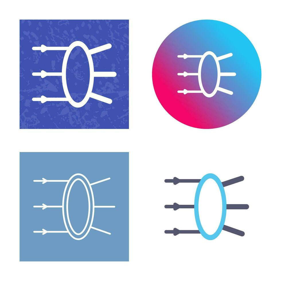 Refraction Vector Icon