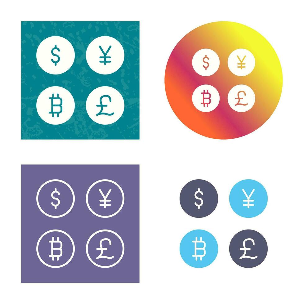 Currency Symbols Vector Icon