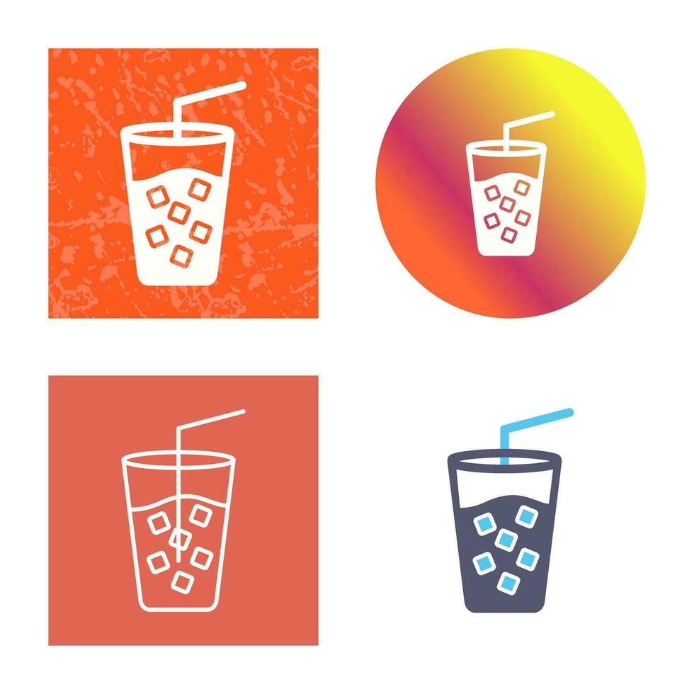 Cold Drink Vector Icon