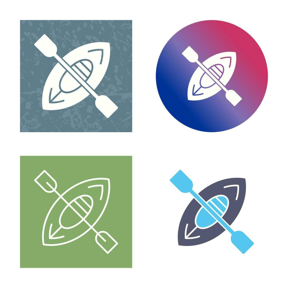 Kayak Vector Icon