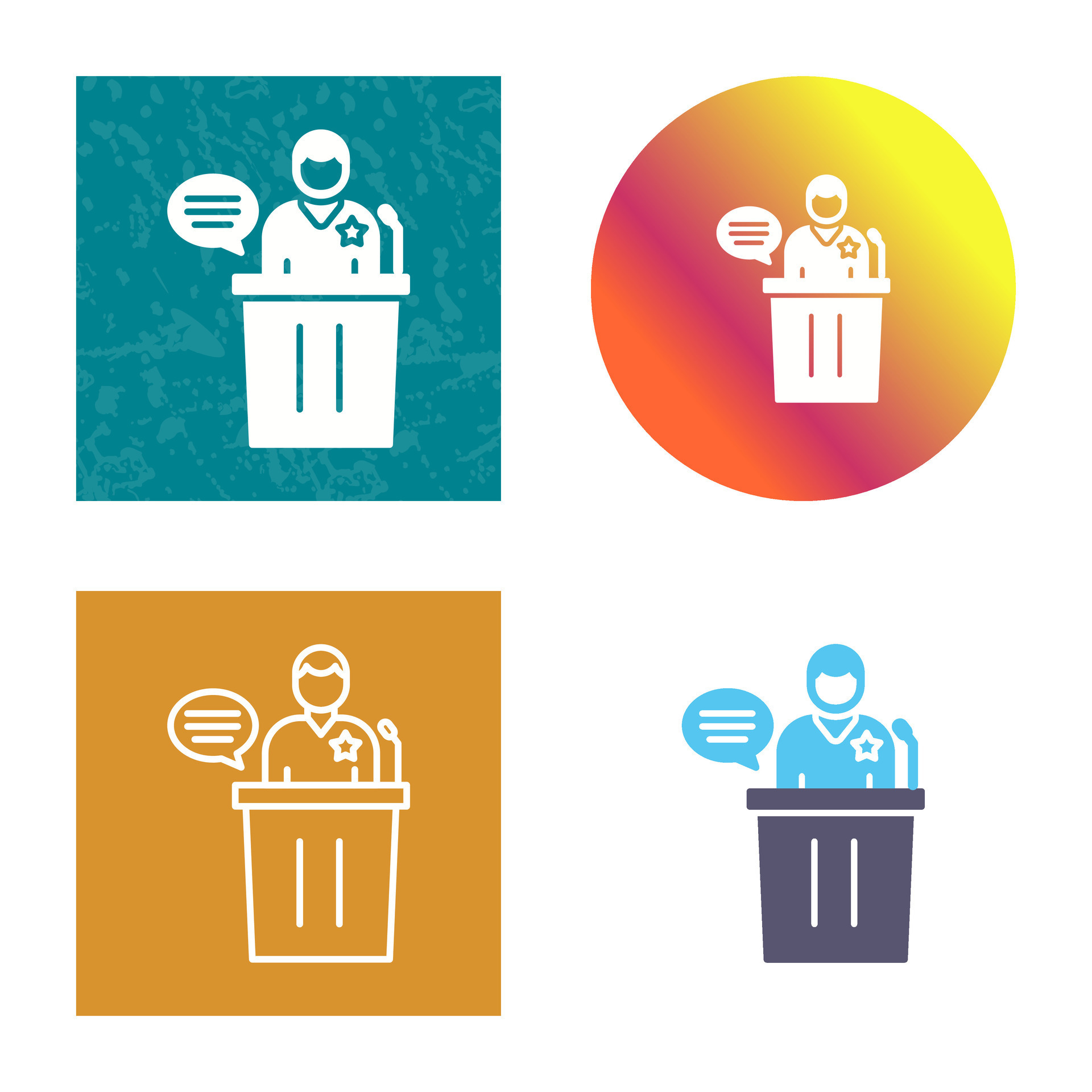 Debate Vector Icon 31504646 Vector Art at Vecteezy