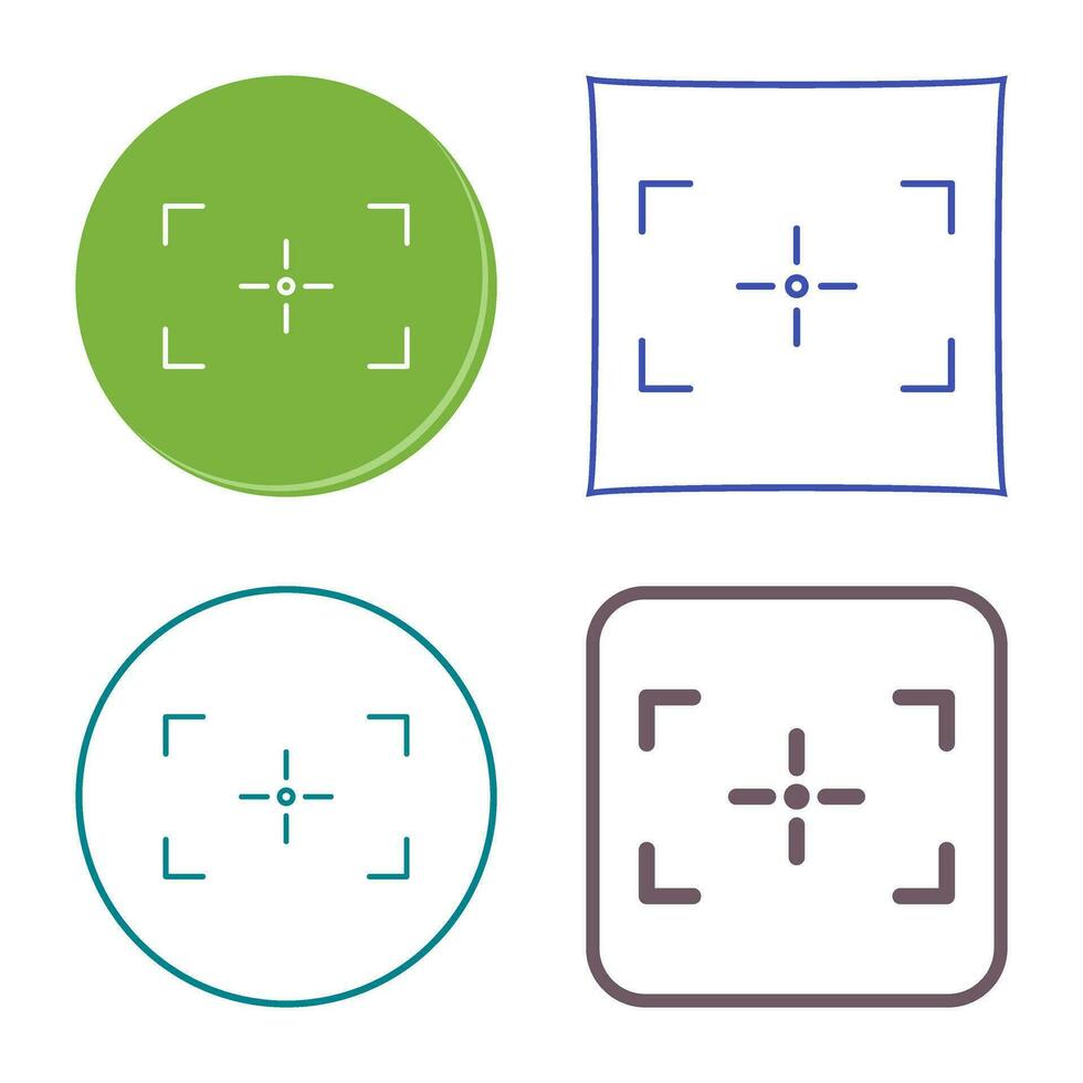 Unique Focus Vector Icon