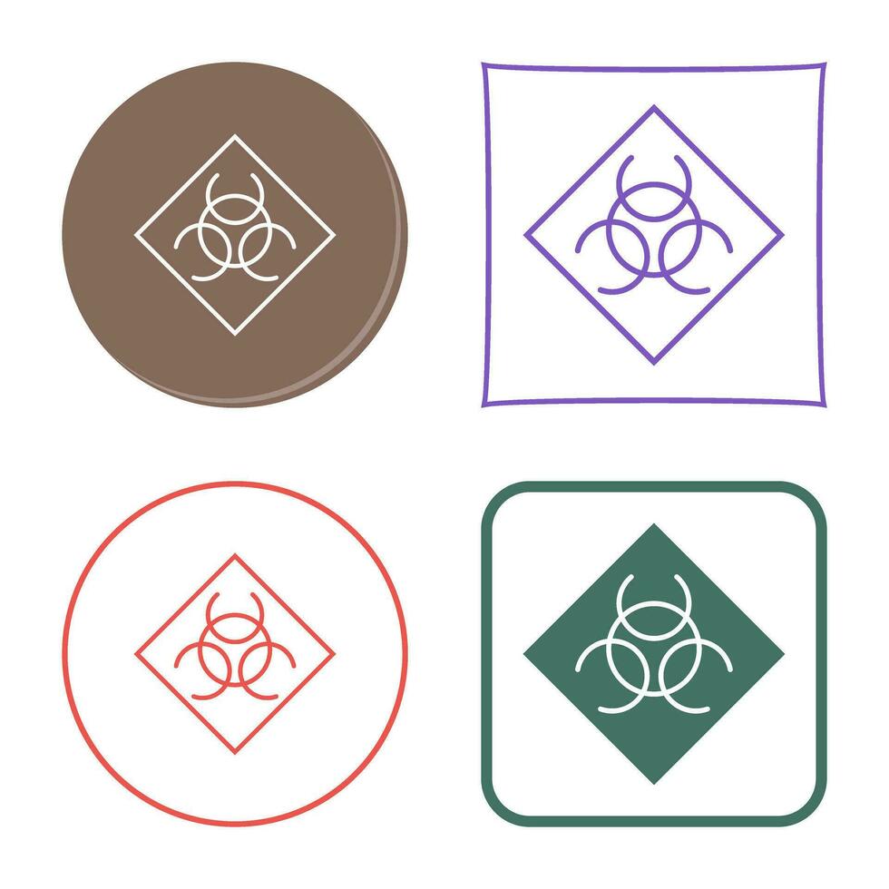 Biological Hazard Vector Icon
