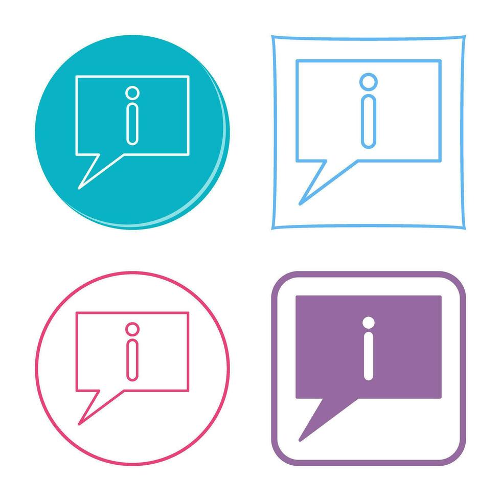 Information Vector Icon
