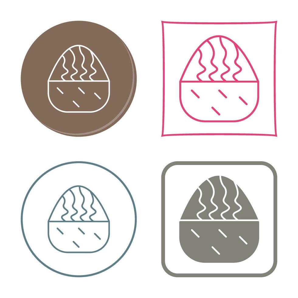 Cream Muffin Vector Icon