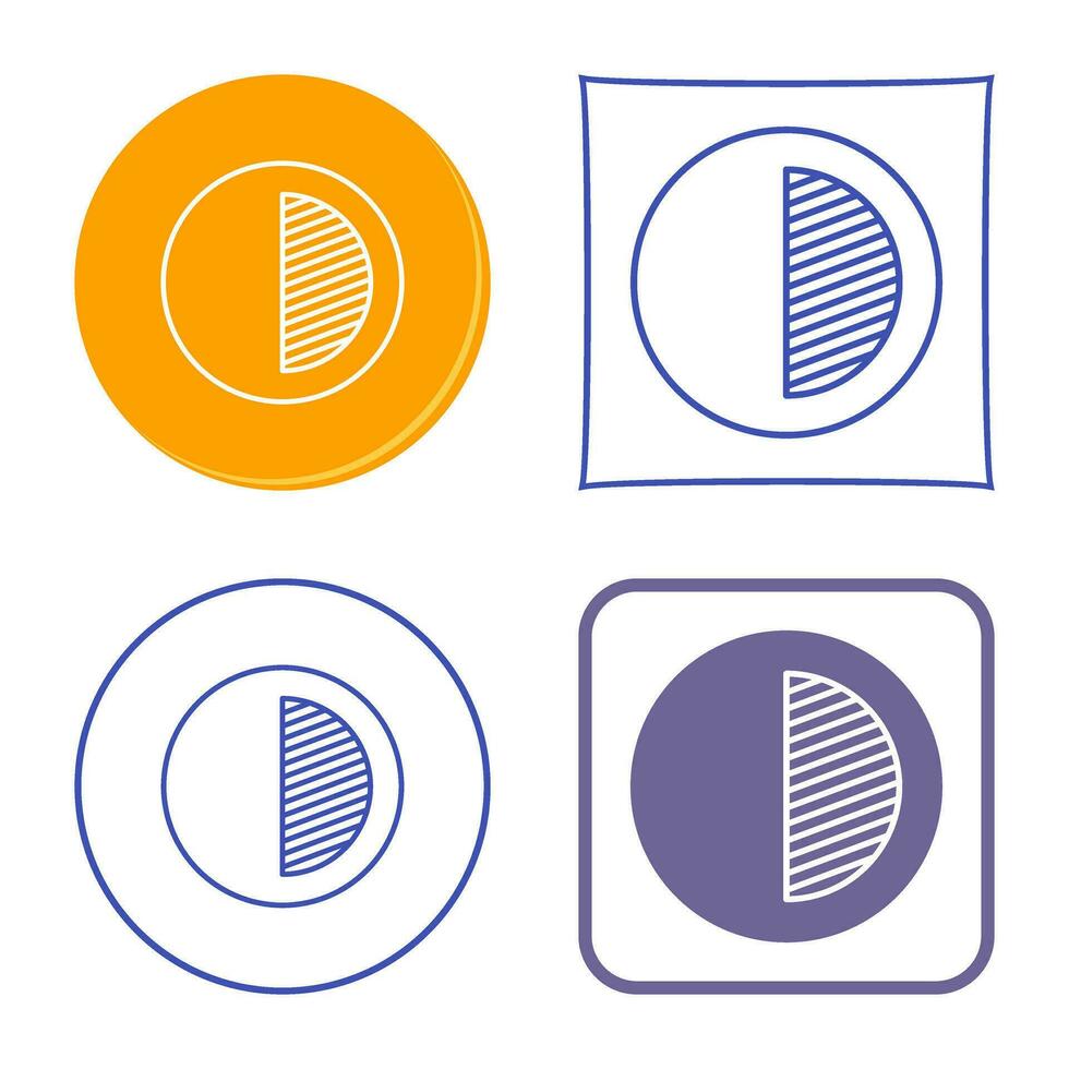 Unique Contrast Vector Icon