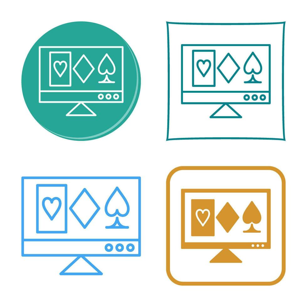 Online Gambling Vector Icon