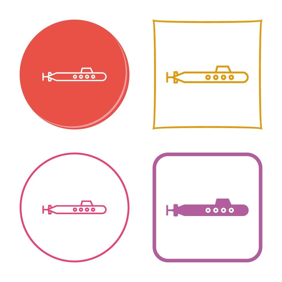 Submarine Vector Icon