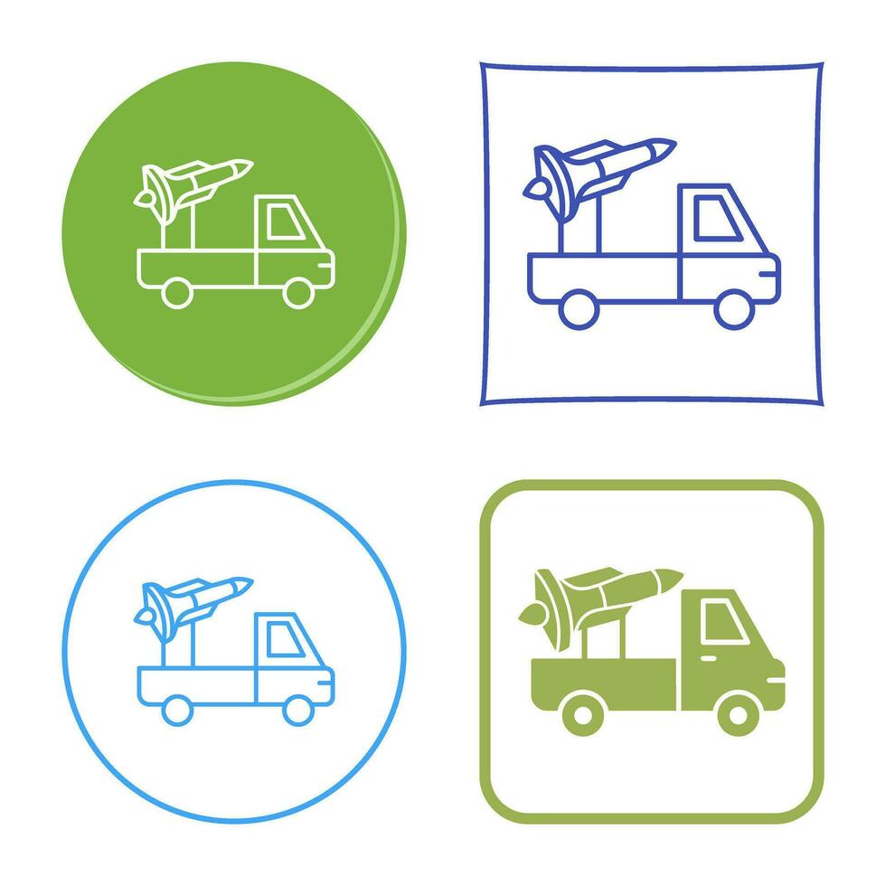 Missile Truck Vector Icon