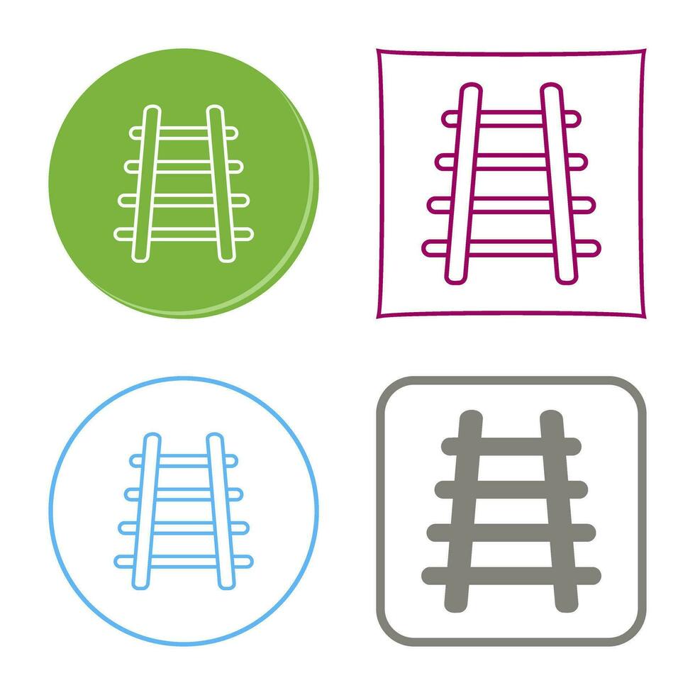 Train Tracks Vector Icon