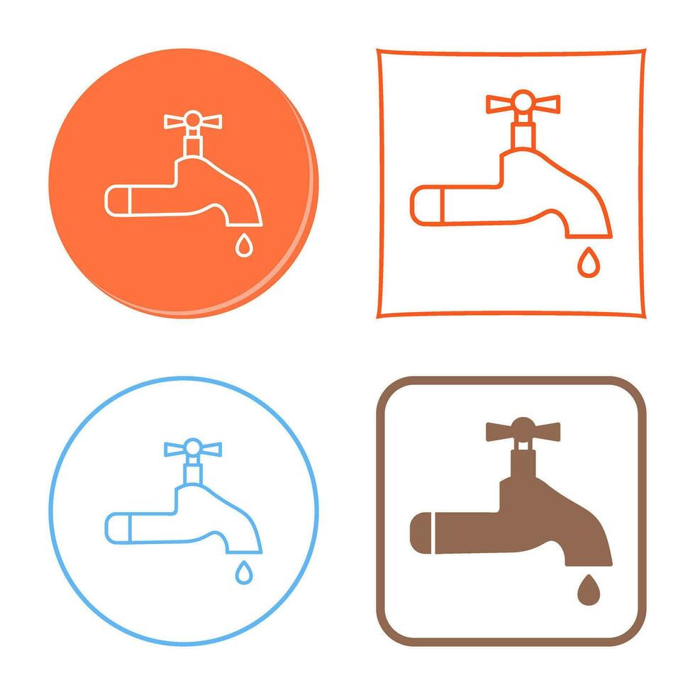 Water Tap Vector Icon