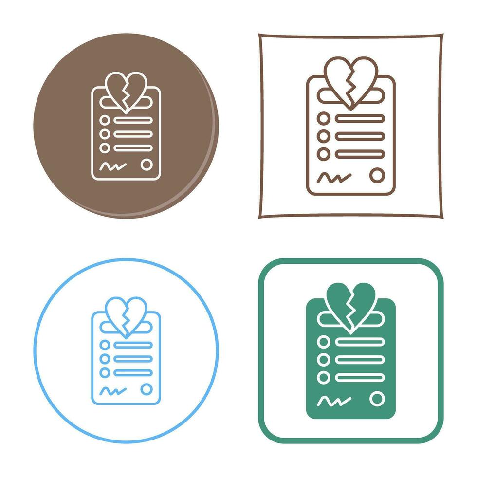 Divorce Vector Icon
