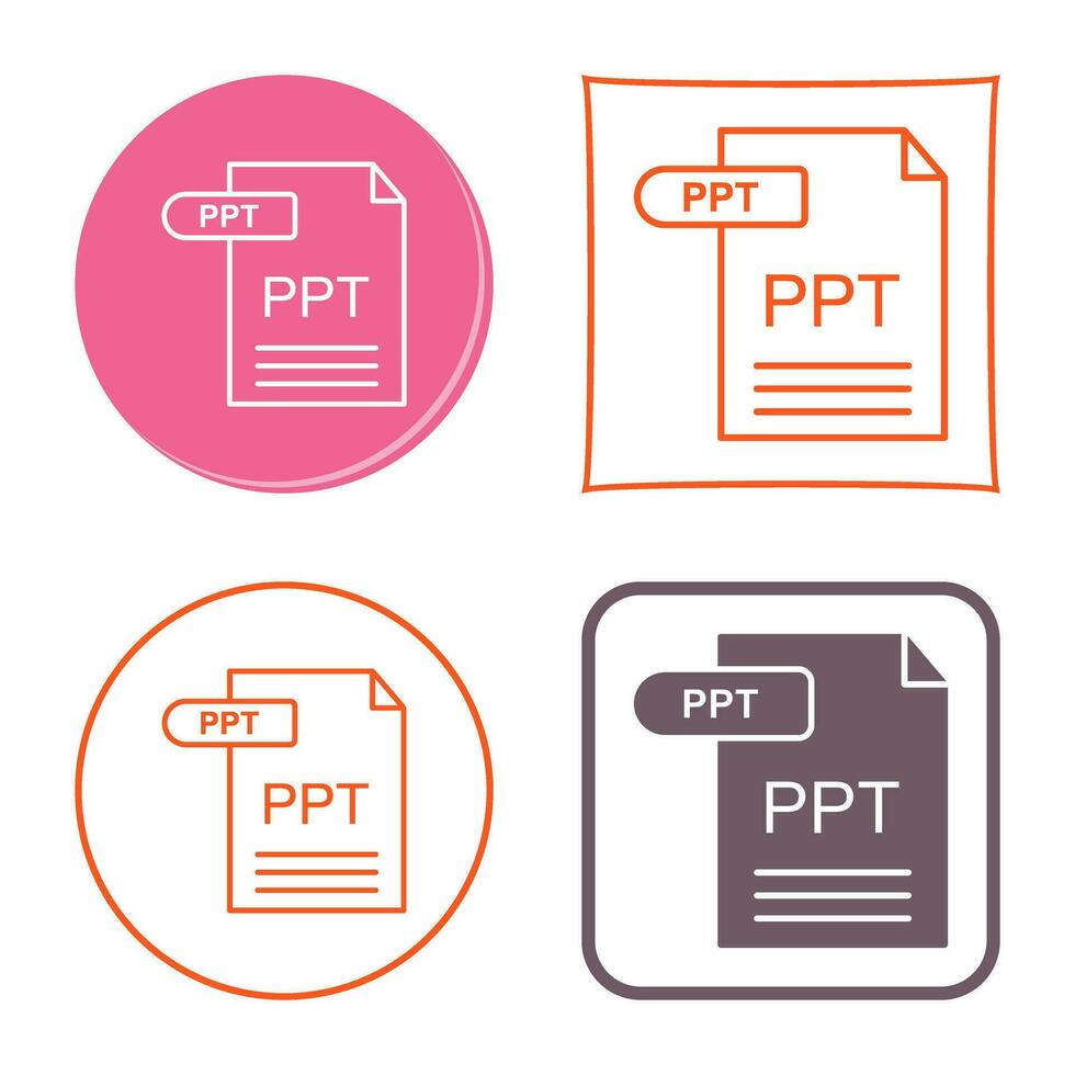 PPT Vector Icon