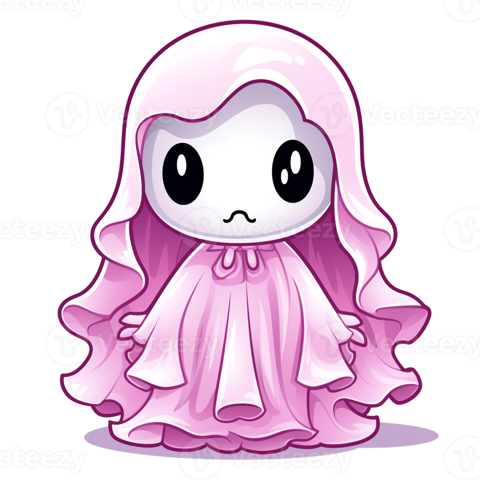 Halloween Spooky Hello Kitty. AI Generated. png