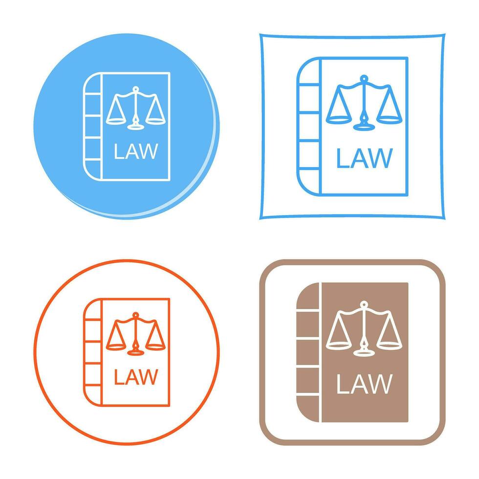 Law and Order Vector Icon