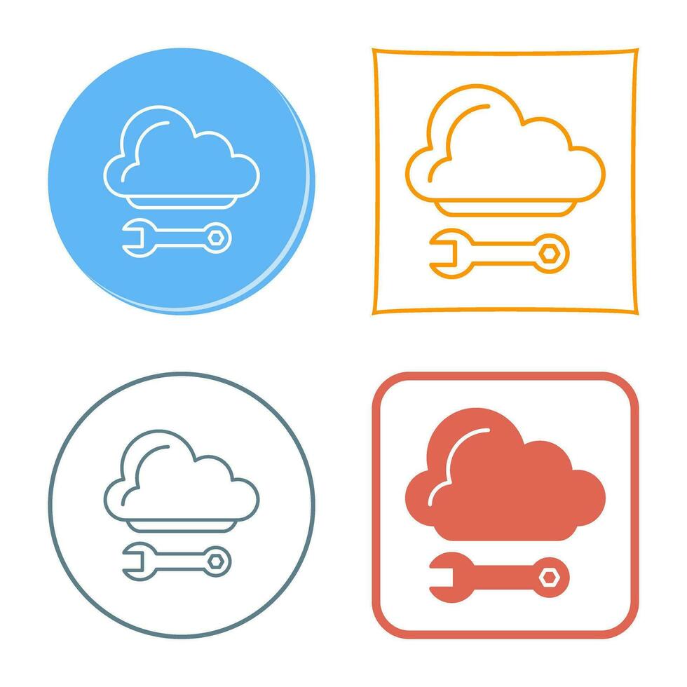 Cloud Computing Vector Icon