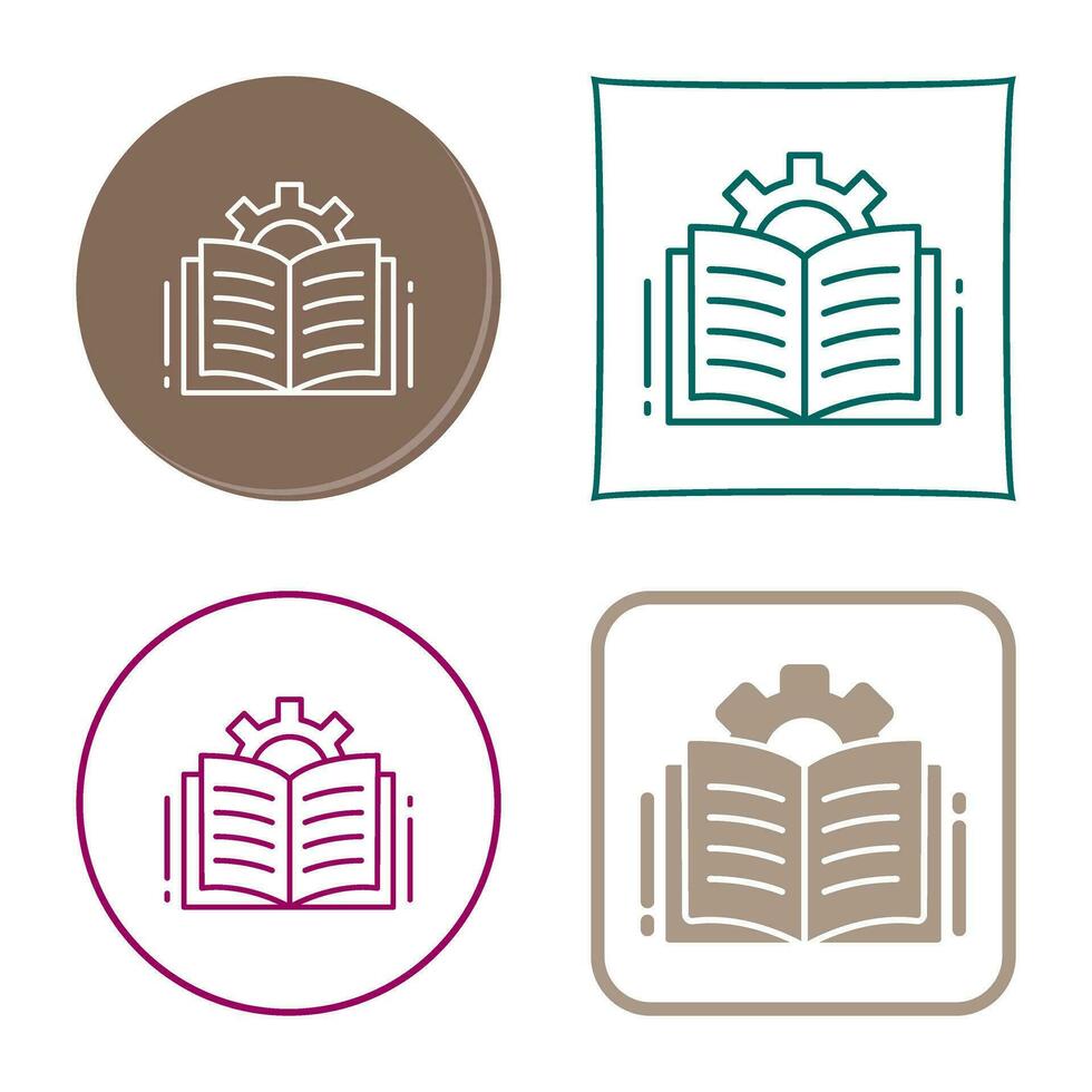 Open Book Vector Icon