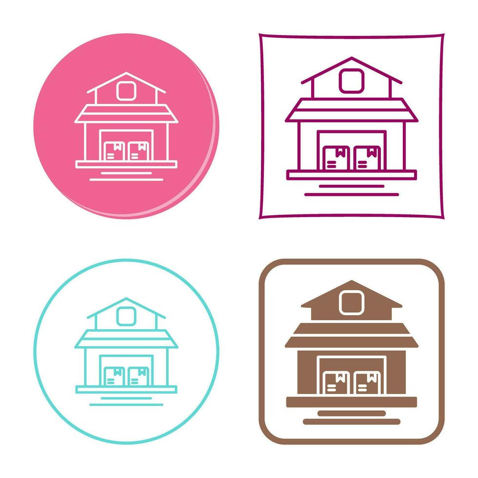 Warehouse Vector Icon