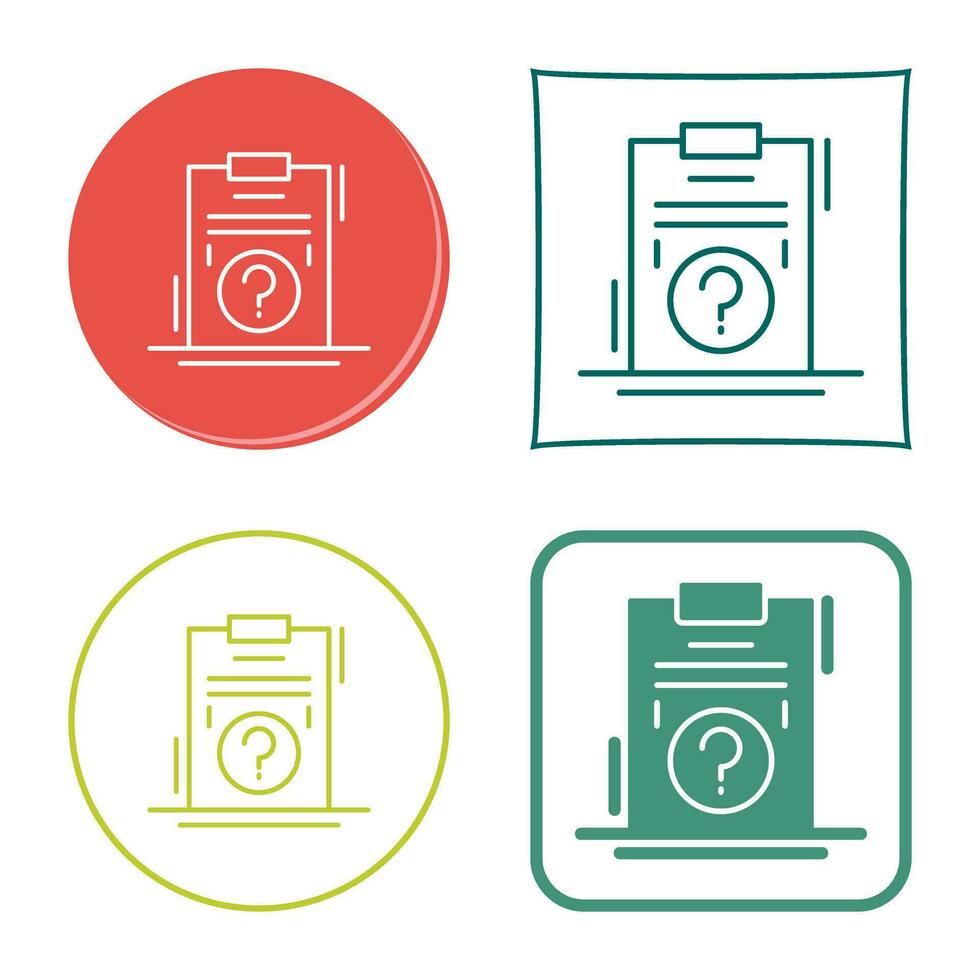 Question Vector Icon