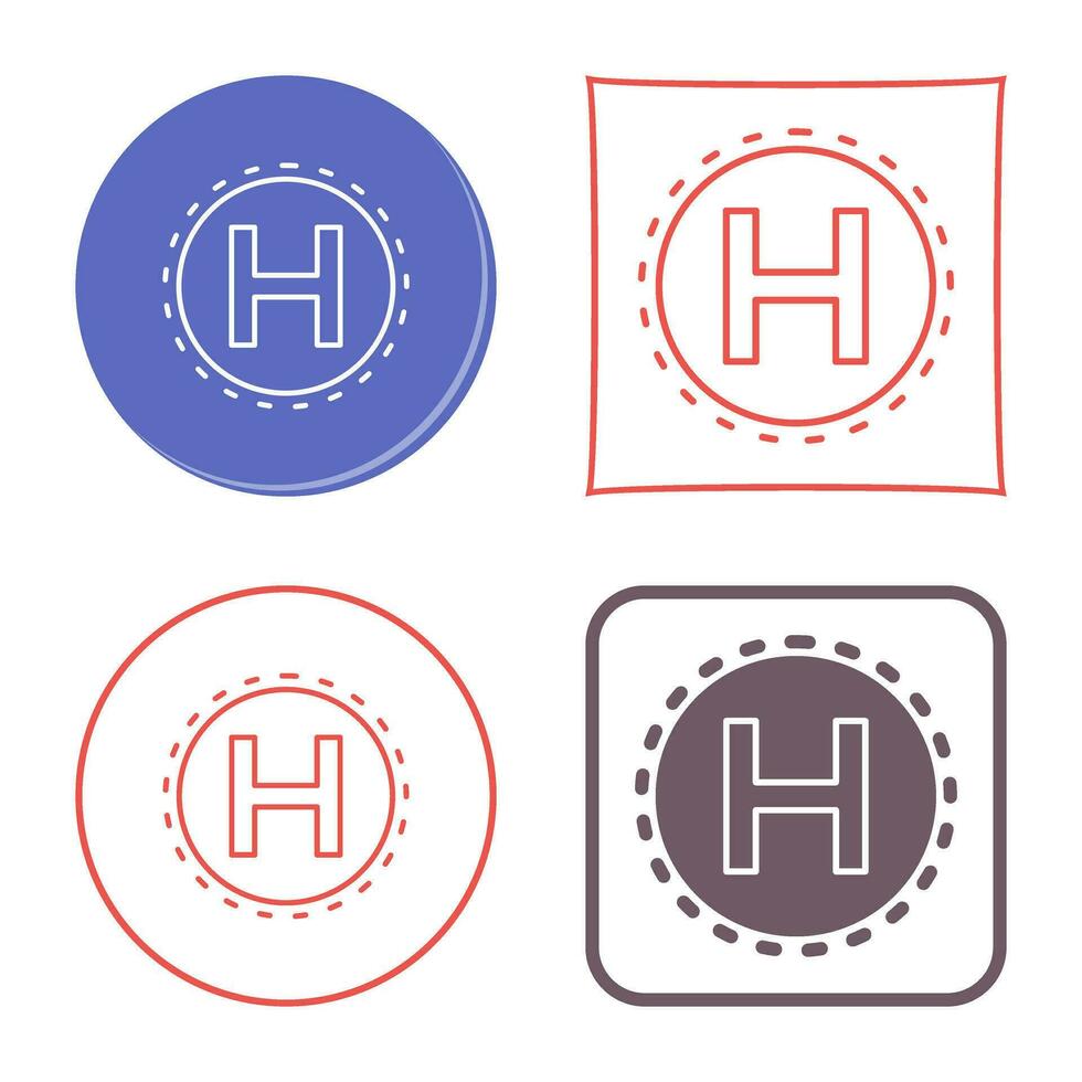 Helipad Vector Icon