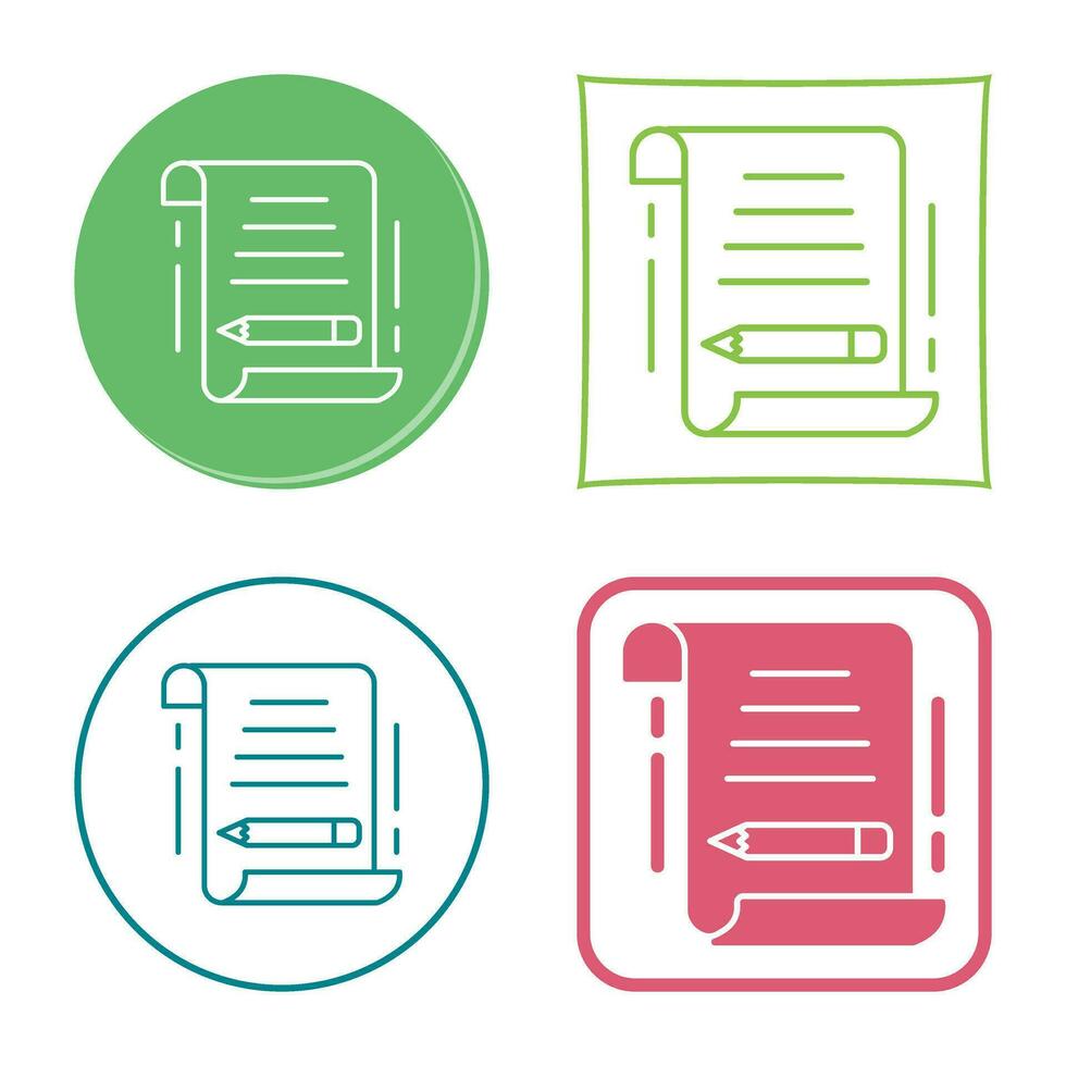 Write Vector Icon
