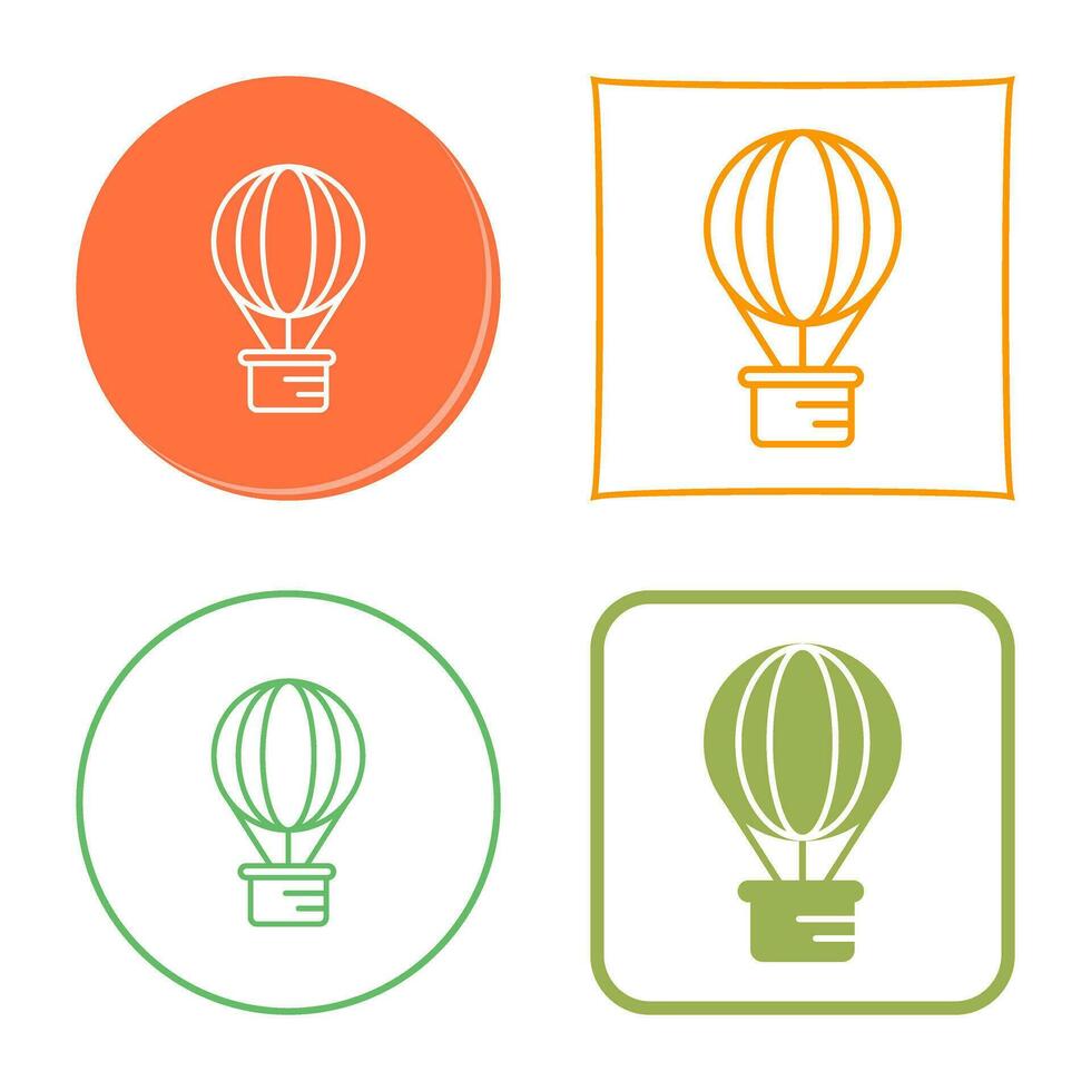 Hot Air Balloon Vector Icon