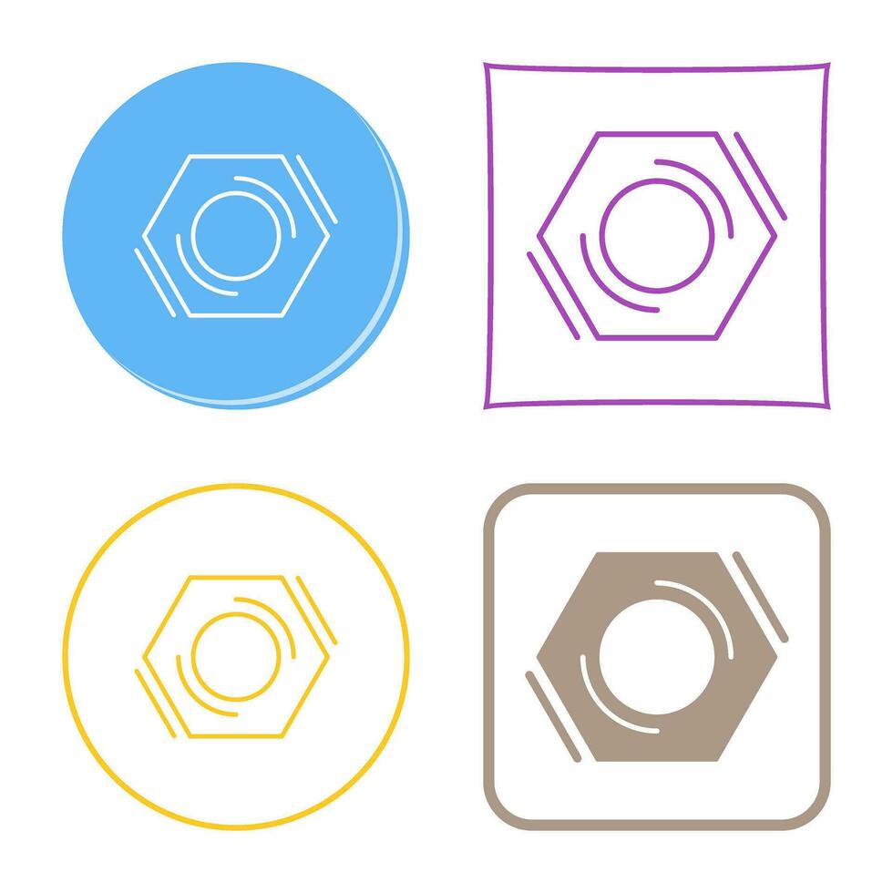 Nut Vector Icon