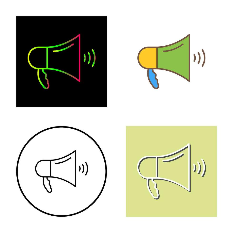 Unique Megaphone Vector Icon