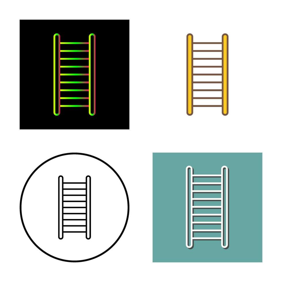 icono de vector de escaleras único