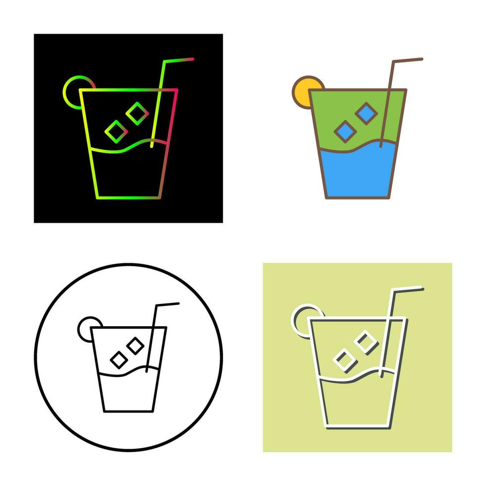Unique Whiskey Sour Vector Icon