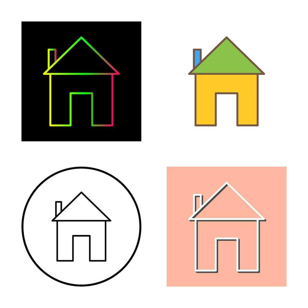 Unique Homepage Vector Icon